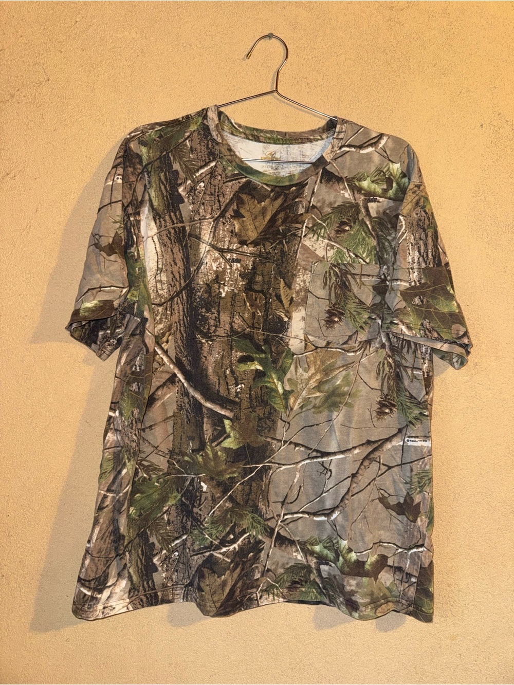 RedHead Men's Short Sleeve Camo Tee - Green/Brown/Gray